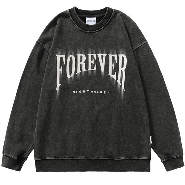 "Together Forever" Graphic Unisex Streetwear Vintage Women Men Y2K Sweatshirt