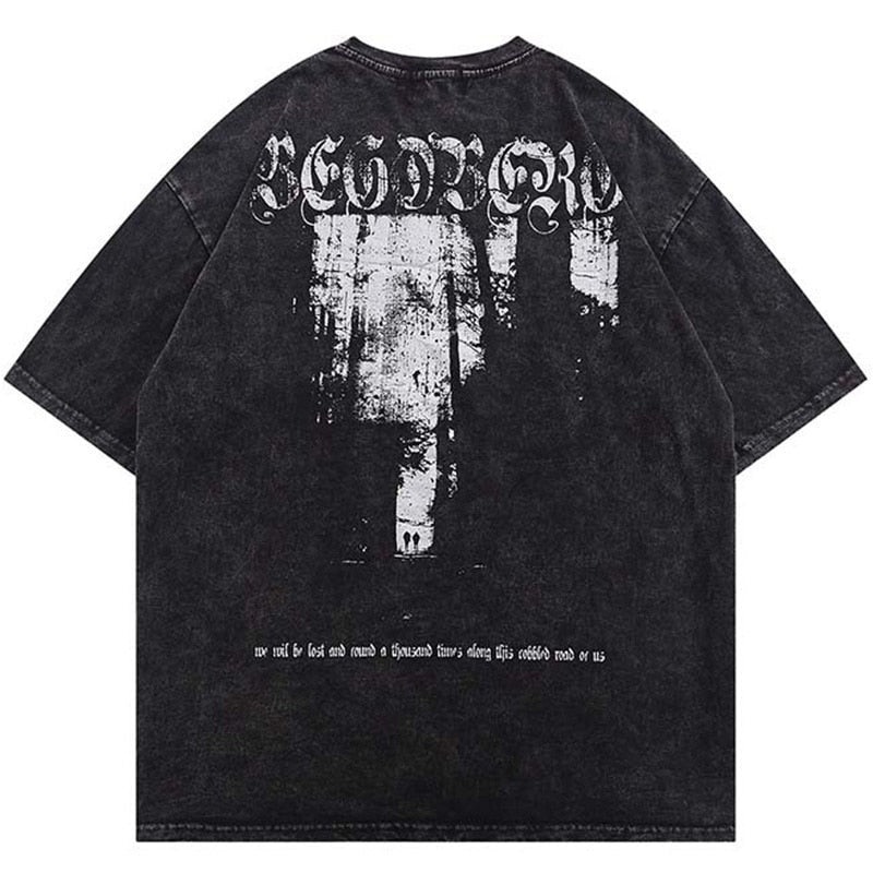 "Scary Hours" Graphic Unisex Streetwear Vintage Women Men Y2K T-Shirt
