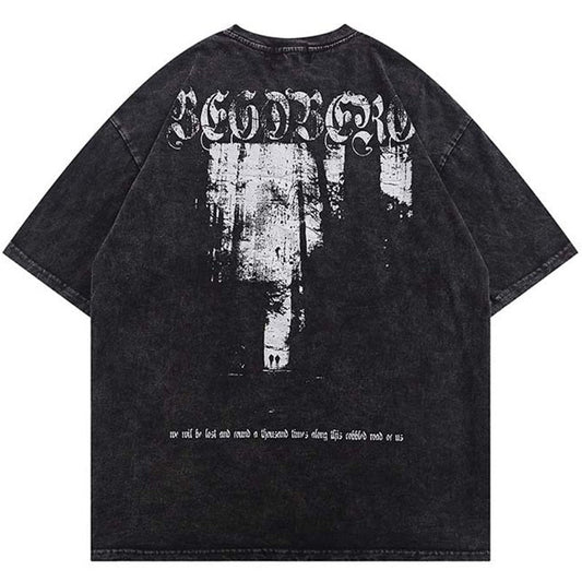 "Scary Hours" Graphic Unisex Streetwear Vintage Women Men Y2K T-Shirt