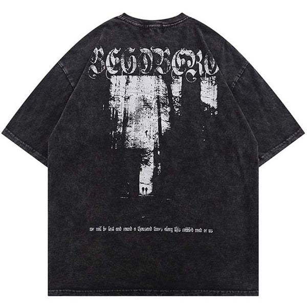 "Scary Hours" Graphic Unisex Streetwear Vintage Women Men Y2K T-Shirt