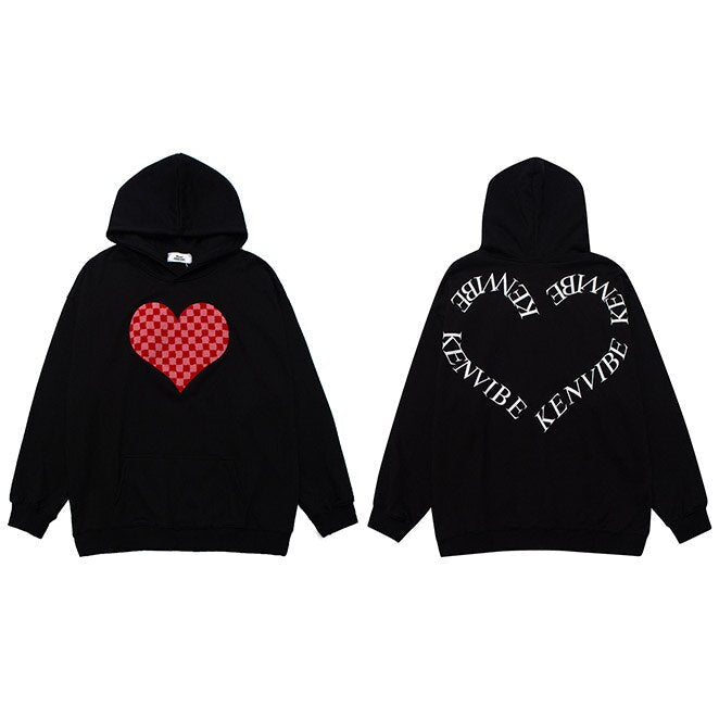 "Dotted Chest" Unisex Men Women Streetwear Graphic Hoodie