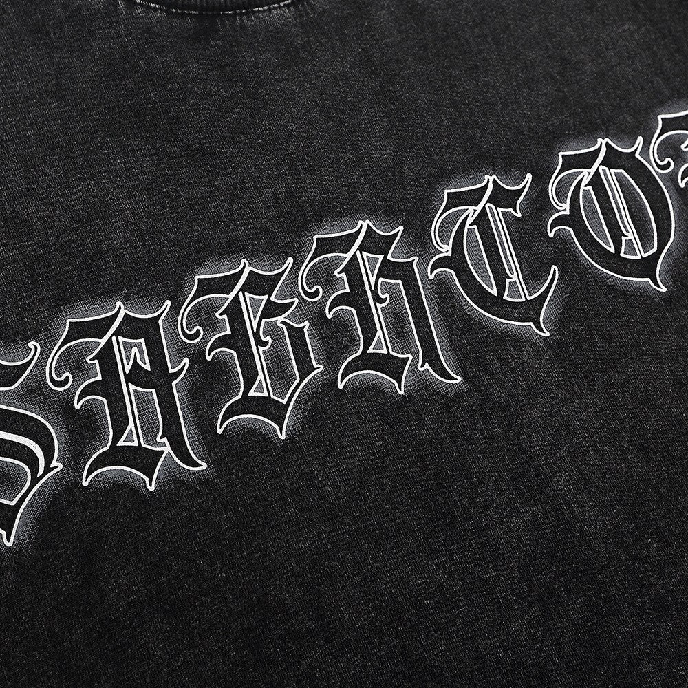 "Black Night" Unisex Men Women Streetwear Graphic T-Shirt