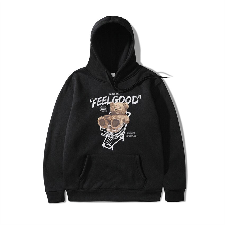 "Feeling Good" Unisex Men Women Streetwear Graphic Hoodie