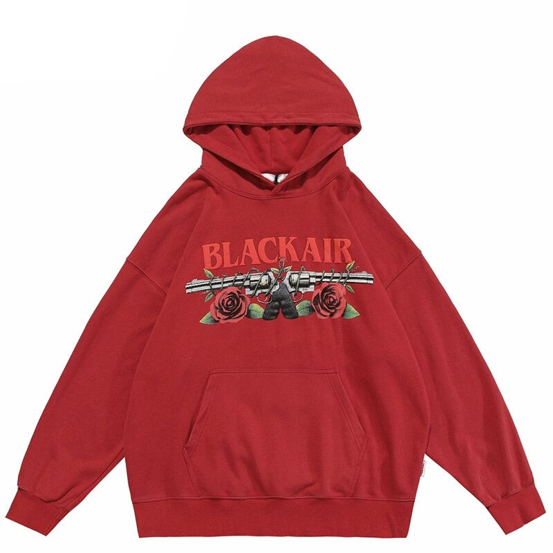 "Double Barrel" Unisex Men Women Streetwear Graphic Hoodie
