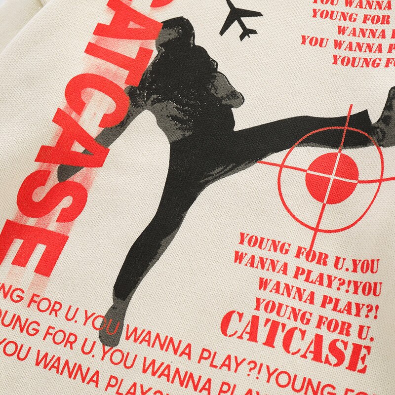"Red Dot Sight" Graphic Unisex Streetwear Vintage Women Men Y2K Sweater