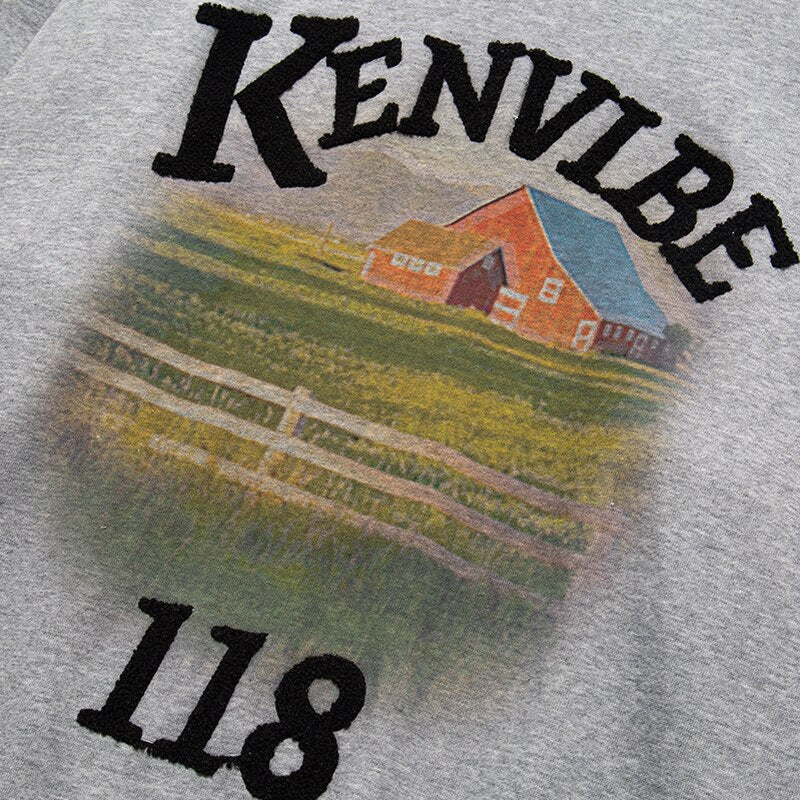 "Sunrise Rainbow" Graphic Unisex Streetwear Vintage Women Men Y2K Hoodie