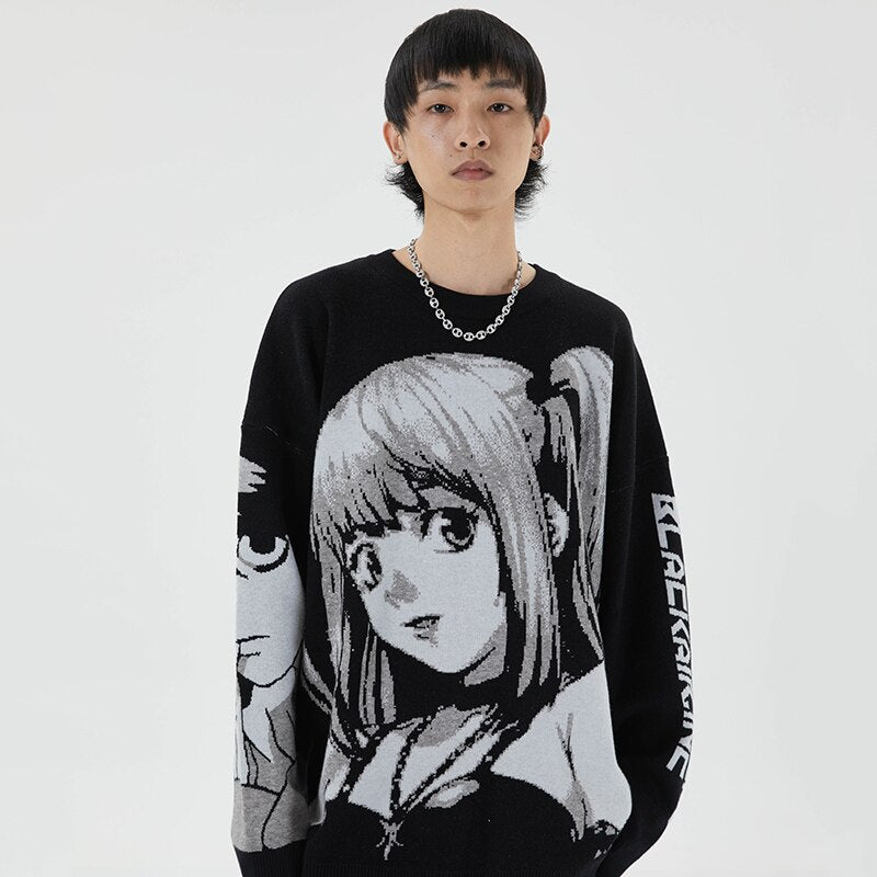 "More Loving" Graphic Unisex Streetwear Vintage Women Men Y2K Sweater