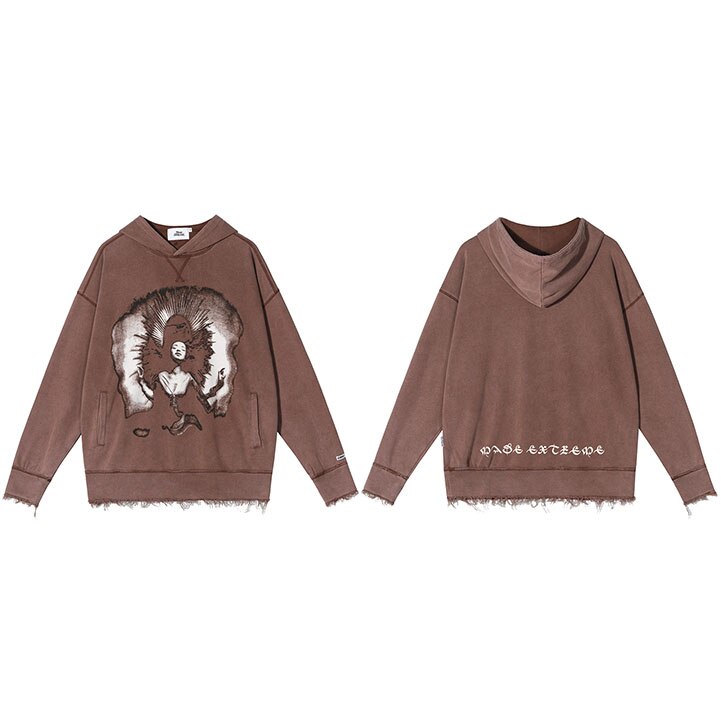 "True Yourself" Graphic Unisex Streetwear Vintage Women Men Y2K Hoodie