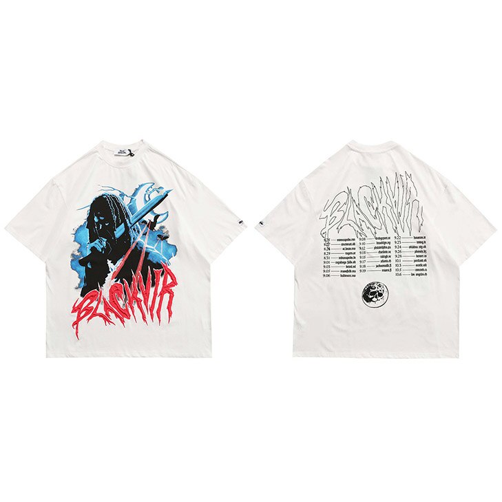 "Moon Slayer" Graphic Unisex Streetwear Vintage Women Men Y2K T-Shirt