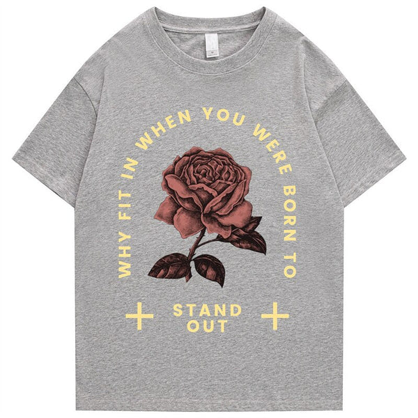 "Stand Out" Graphic Unisex Streetwear Vintage Women Men Y2K T-Shirt