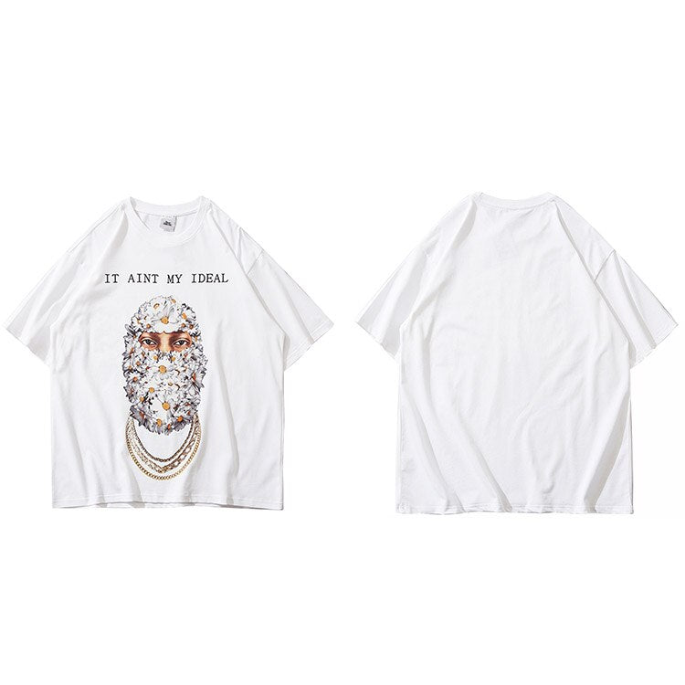"Just Ideal" Graphic Unisex Streetwear Vintage Women Men Y2K T-Shirt