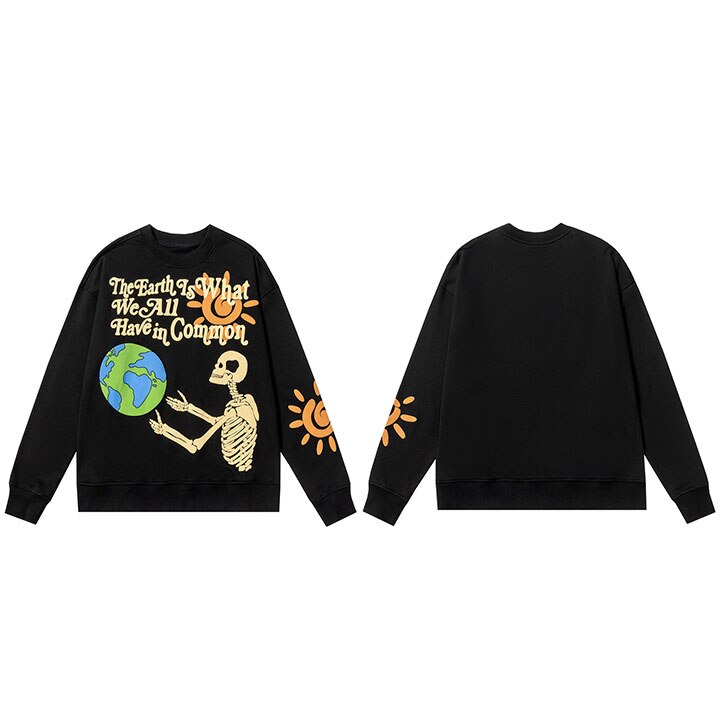 "All In Common" Unisex Men Women Streetwear Graphic Sweatshirt