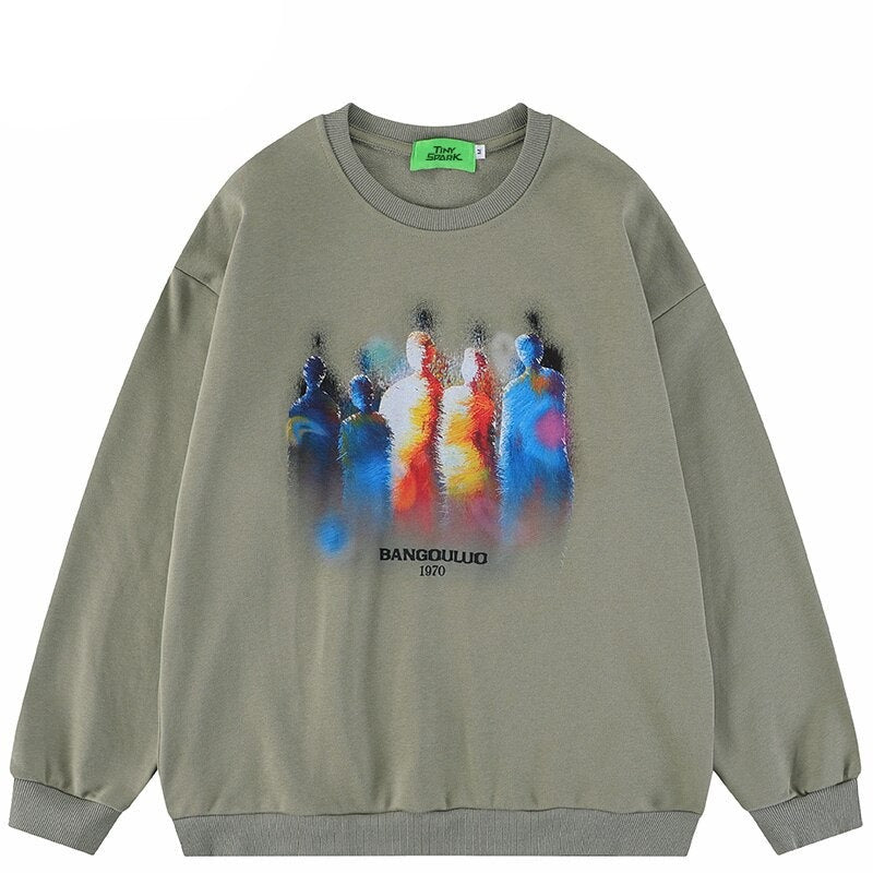 "Taste The Rainbow" Graphic Unisex Streetwear Women Men Sweatshirt