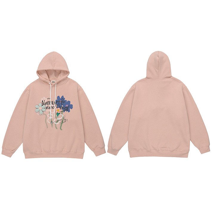 "Purple Clouds" Graphic Unisex Streetwear Vintage Women Men Y2K Hoodie