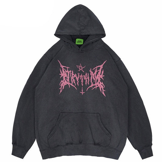 "Star Girl" Graphic Unisex Streetwear Vintage Women Men Y2K Hoodie