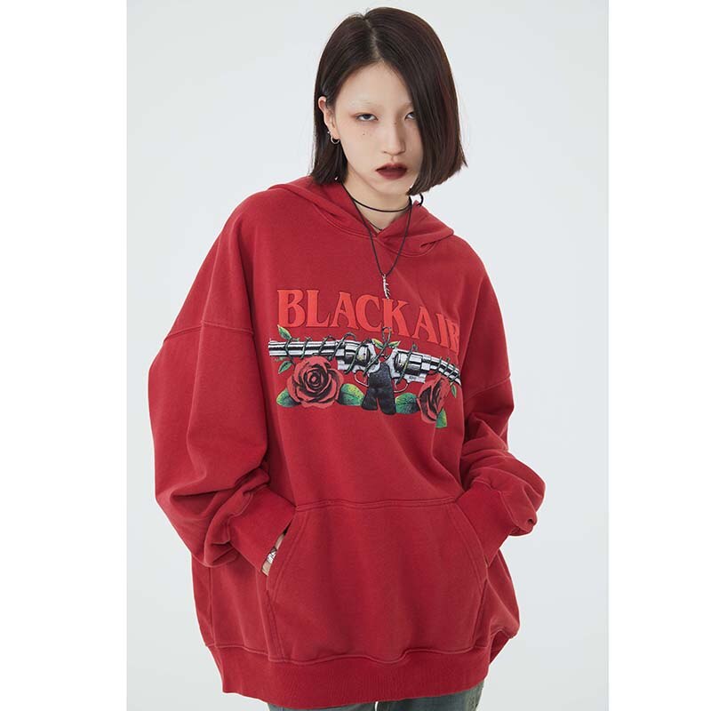 "Double Barrel" Unisex Men Women Streetwear Graphic Hoodie