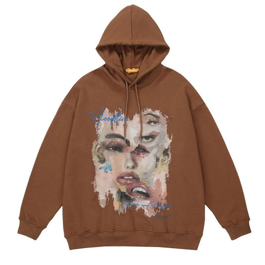 "Mixed Tape" Graphic Unisex Streetwear Vintage Women Men Y2K Hoodie