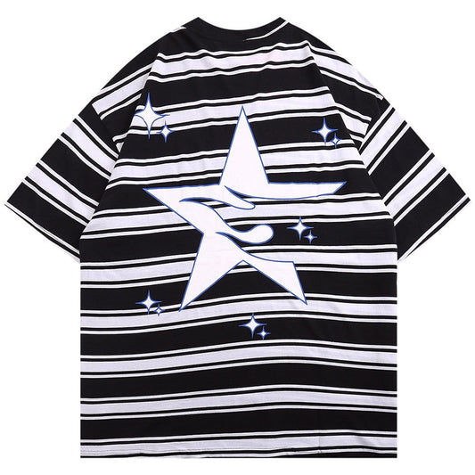 "Star Struck" Graphic Unisex Streetwear Vintage Women Men Y2K T-Shirt