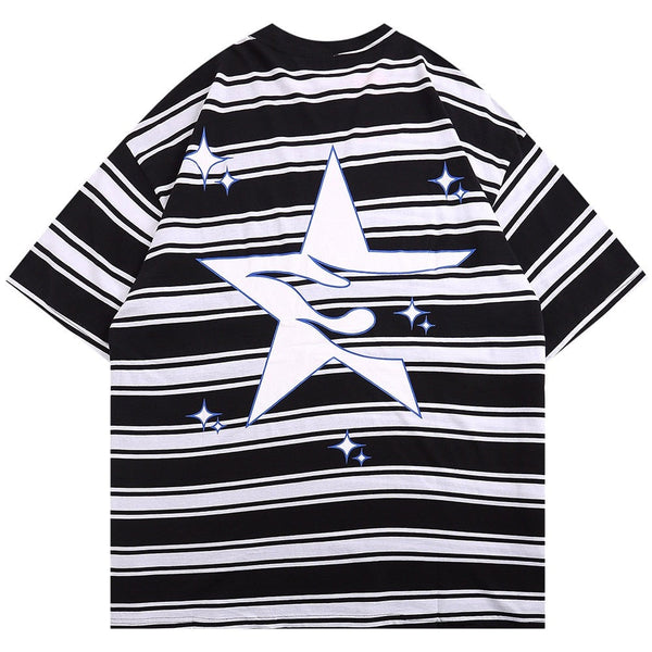 "Star Struck" Graphic Unisex Streetwear Vintage Women Men Y2K T-Shirt