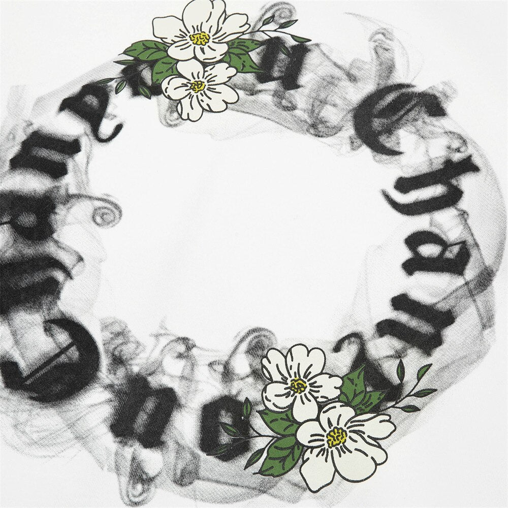 "White Crown" Graphic Unisex Streetwear Vintage Women Men Y2K Hoodie