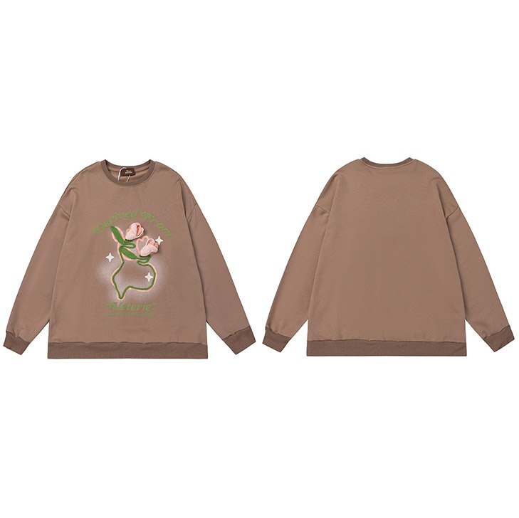"Front Face" Graphic Unisex Streetwear Women Men Y2K Sweatshirt