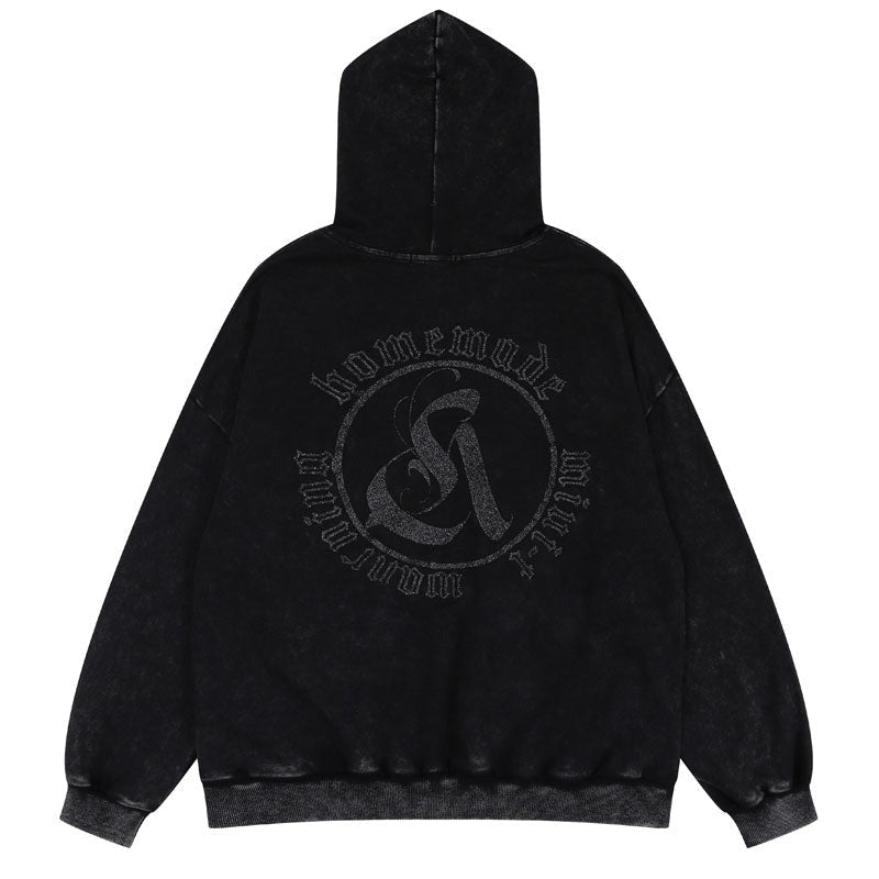 "Standing In Fire" Graphic Unisex Streetwear Vintage Women Men Y2K Hoodie