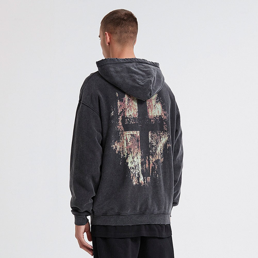 "Fire On Fire" Unisex Men Women Streetwear Graphic Hoodie