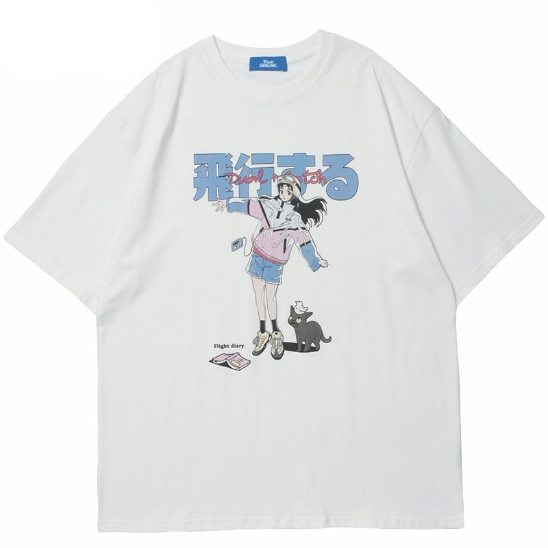 "The Ride" Graphic Unisex Streetwear Vintage Women Men Y2K T-Shirt