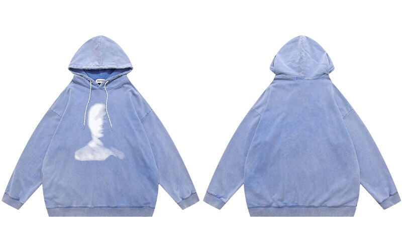 "Ghost Face" Graphic Unisex Streetwear Women Men Y2K Hoodie