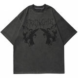 "Dark Angel" Unisex Men Women Streetwear Graphic T-Shirt