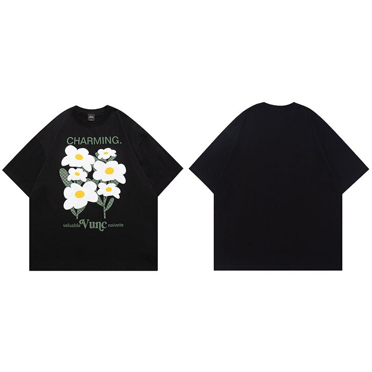"Charming" Unisex Men Women Streetwear Graphic T-Shirt