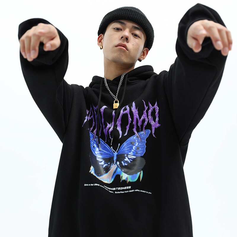 "All Life" Graphic Unisex Streetwear Women Men Y2K Hoodie