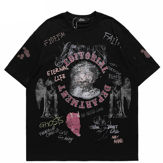 "End Of The World" Unisex Men Women Streetwear Graphic T-Shirt