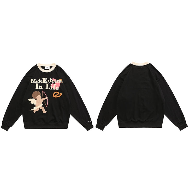 "Made In House" Graphic Unisex Streetwear Vintage Women Men Y2K Sweater