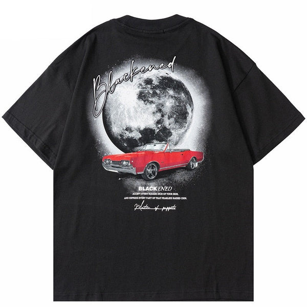 "Landed Down" Graphic Unisex Streetwear Vintage Women Men Y2K T-Shirt