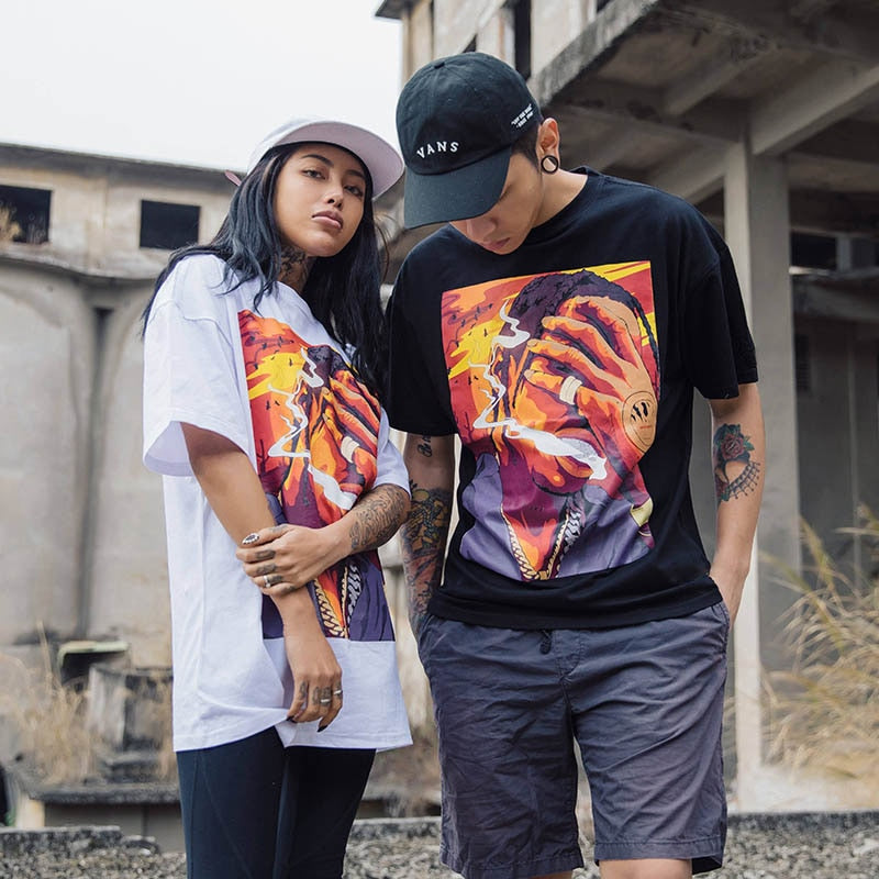 "Sunday Breeze" Graphic Unisex Streetwear Vintage Women Men Y2K T-Shirt