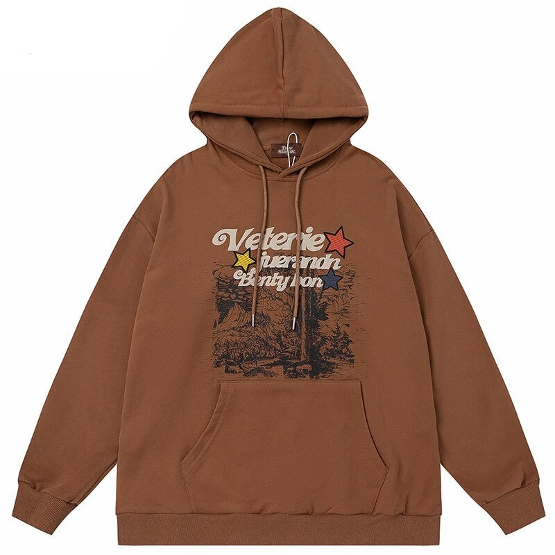 "Desert Land" Unisex Men Women Streetwear Graphic Hoodie