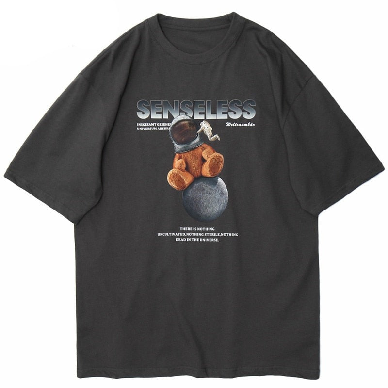 "Senseless" Graphic Unisex Streetwear Vintage Women Men Y2K T-Shirt