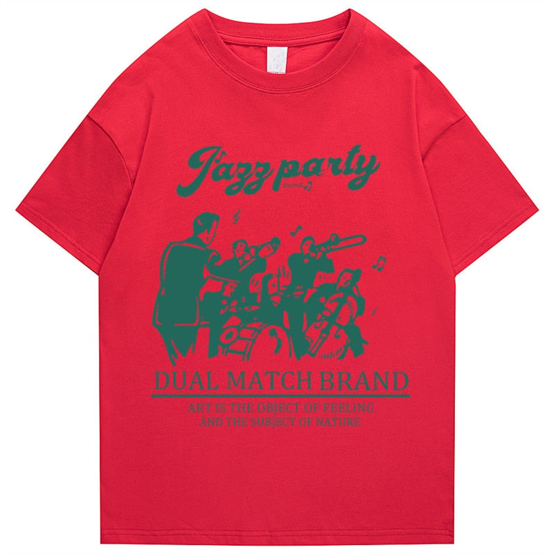 "In The Band" Graphic Unisex Streetwear Vintage Women Men Y2K T-Shirt