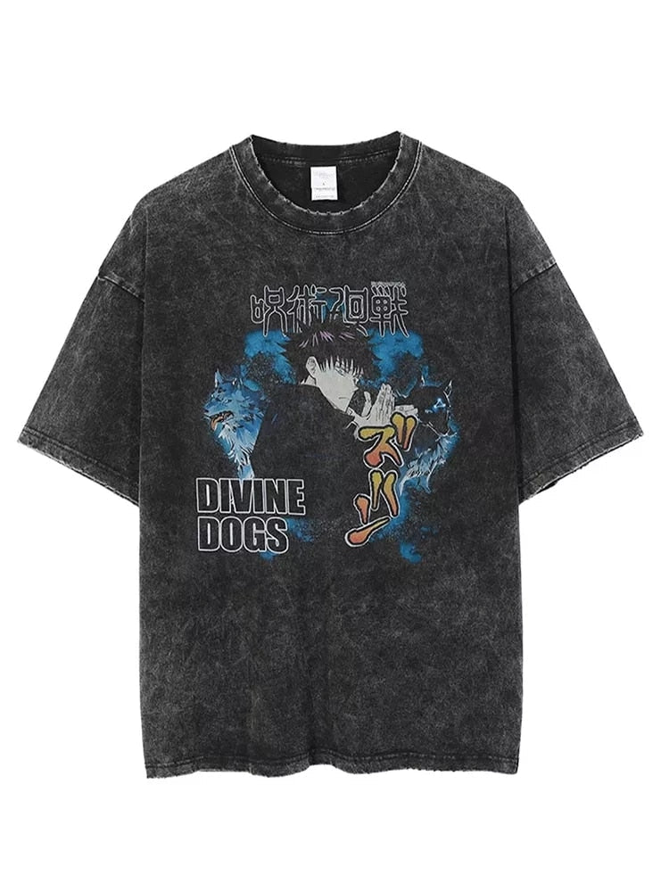 "Turn Over" Graphic Unisex Streetwear Vintage Women Men Y2K T-Shirt