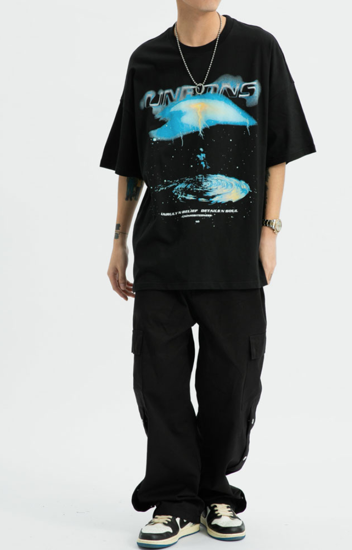"Unruly Soul" Graphic Unisex Streetwear Vintage Women Men Y2K T-Shirt