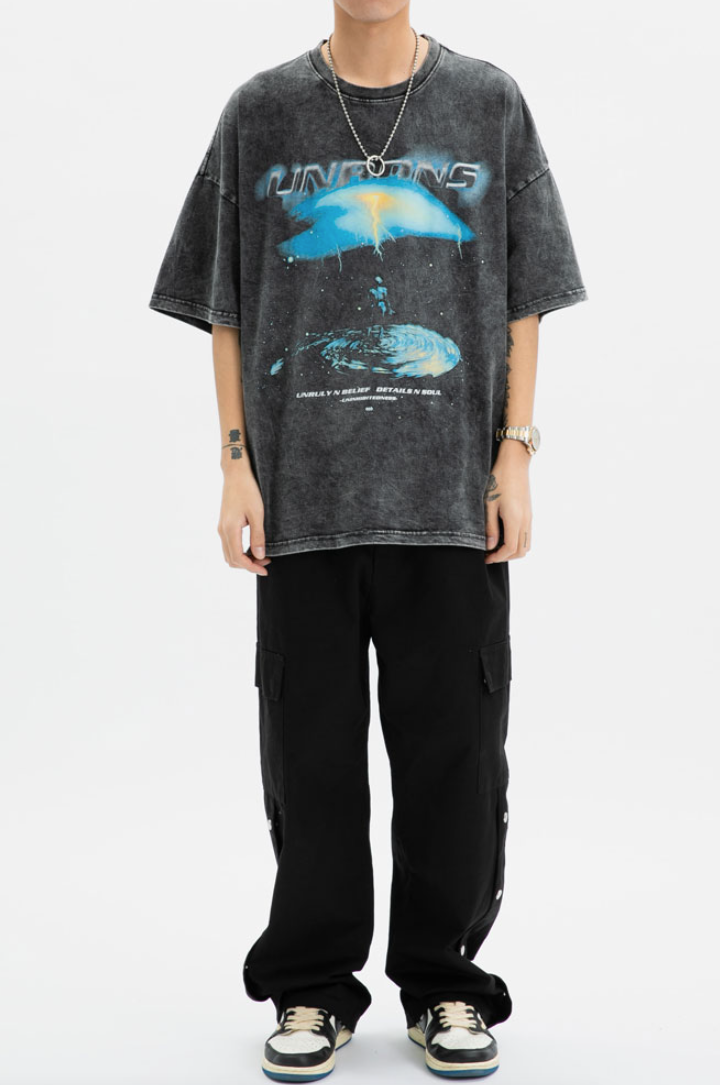 "Unruly Soul" Graphic Unisex Streetwear Vintage Women Men Y2K T-Shirt