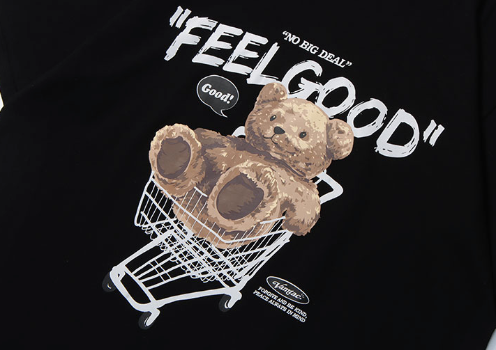 "Feel Great" Men Women Streetwear Unisex Graphic T-Shirt