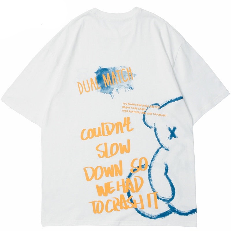 "Slow Down" Graphic Unisex Streetwear Vintage Women Men Y2K T-Shirt