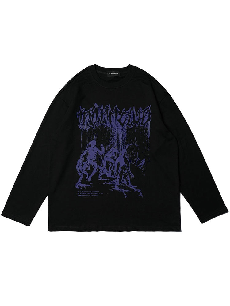 "Back 2 Life" Unisex Men Women Streetwear Graphic Sweatshirt