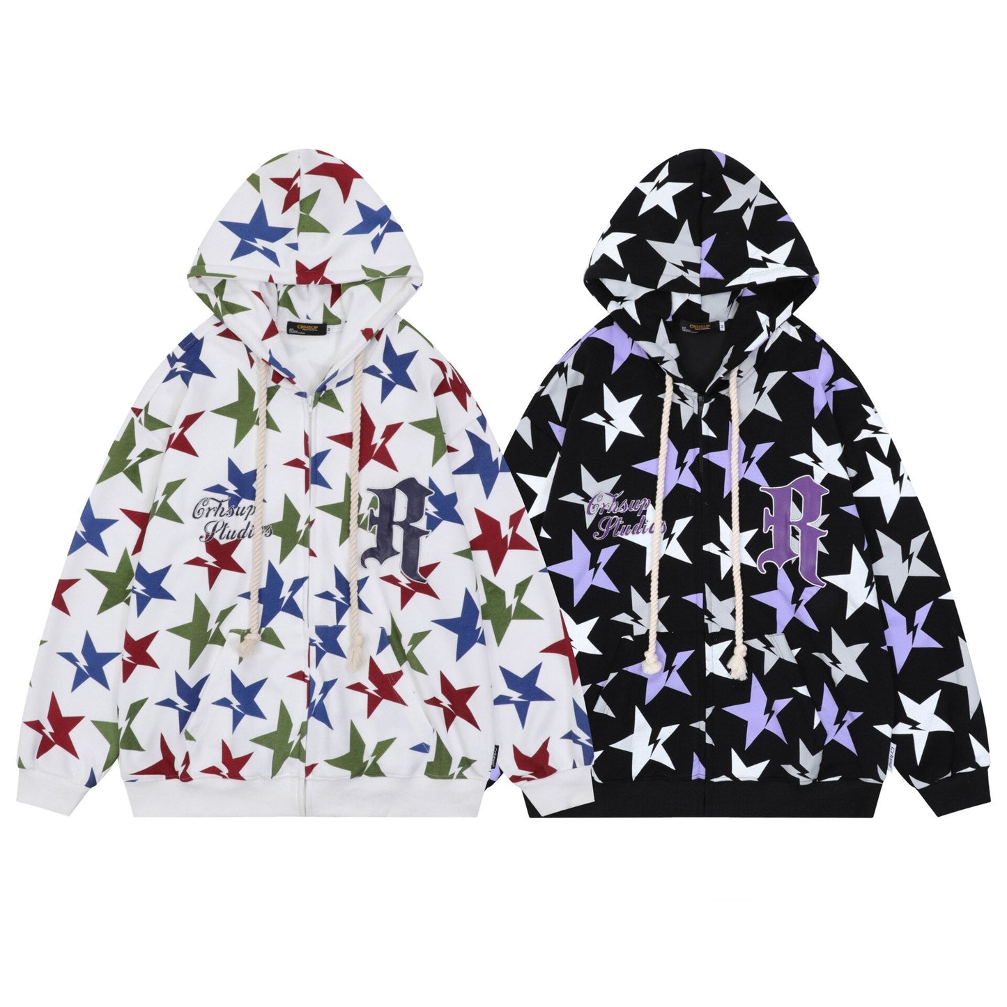 "Star Girl" Graphic Unisex Streetwear Vintage Women Men Y2K Hoodie
