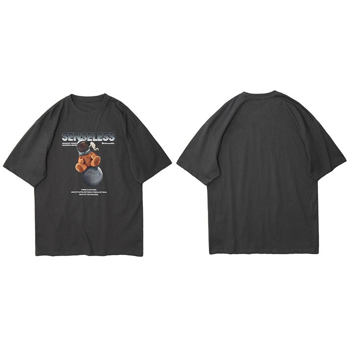 "Senseless" Graphic Unisex Streetwear Vintage Women Men Y2K T-Shirt