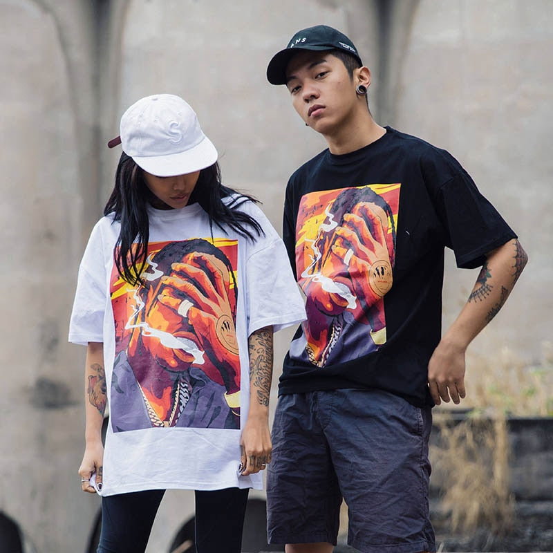 "Sunday Breeze" Graphic Unisex Streetwear Vintage Women Men Y2K T-Shirt