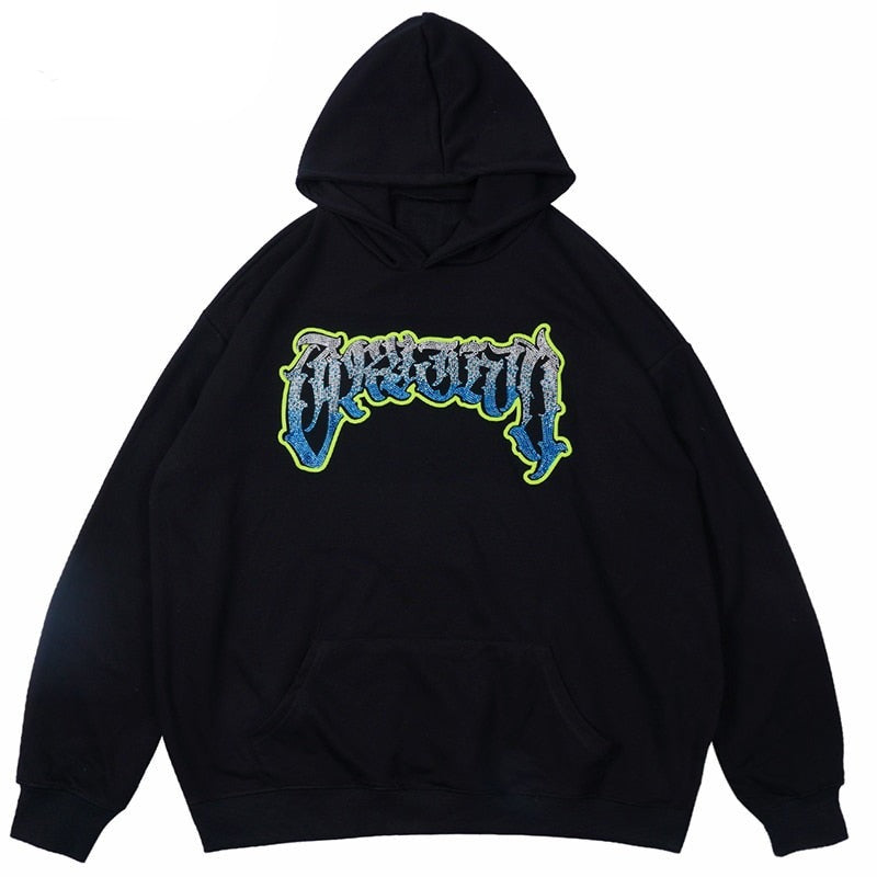 "Theme Park" Graphic Unisex Streetwear Vintage Women Men Y2K Hoodie