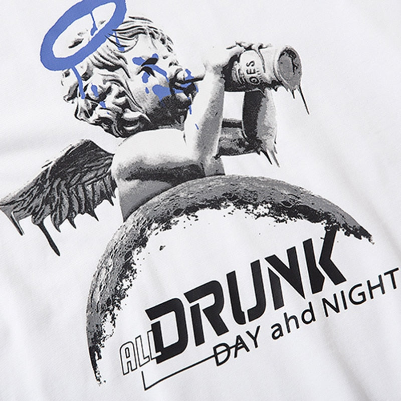 "Day & Night" Unisex Streetwear Men Women Graphic T-Shirt